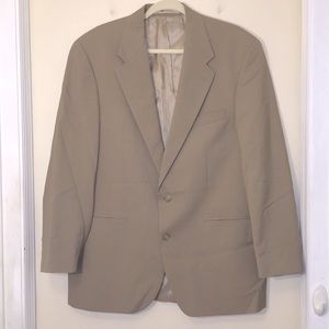 Chaps Ralph Lauren Wool Sport Coat/ Blazer 42R-Color is Tan